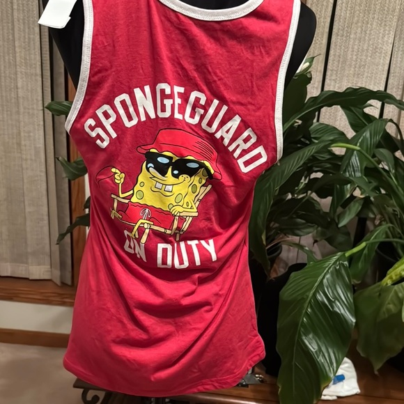 Nickelodeon Red and White SpongeBob Tank Top - Picture 2 of 3